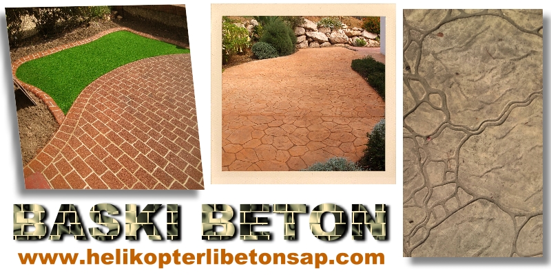 baskı beton uygulaması baskı beton